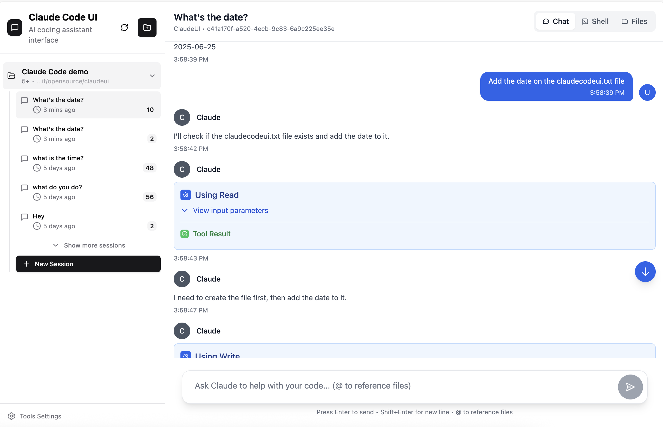 Pixcode desktop workspace with chat, project controls, and side panels