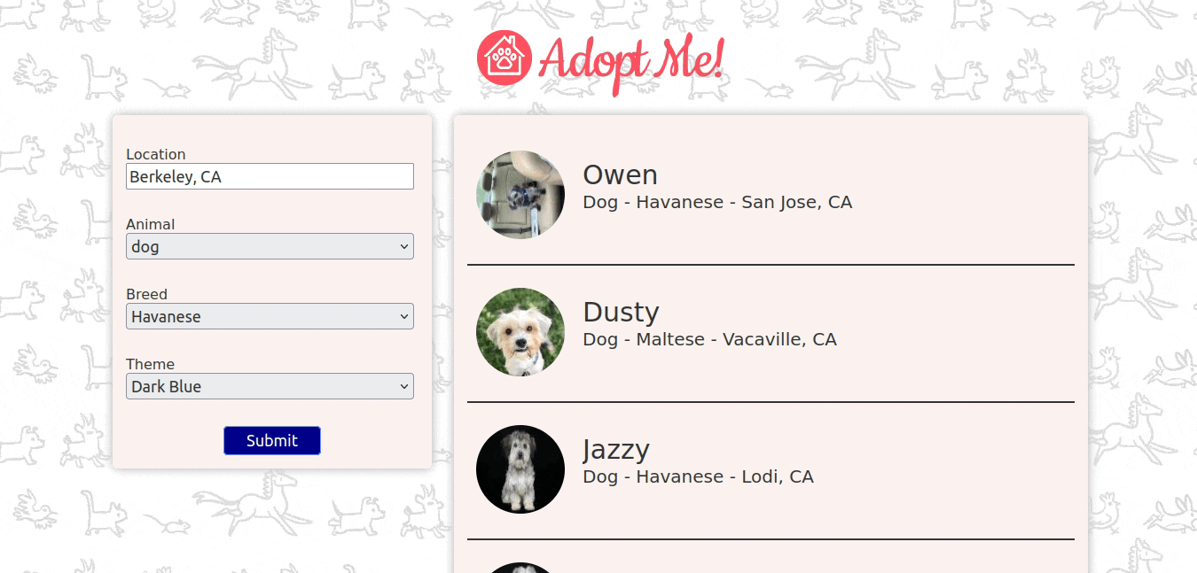 GitHub aliefdany/adoptme Pet Adoption Apps that based on United States