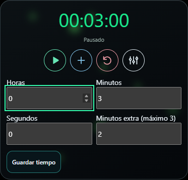 Mobile timer configuration