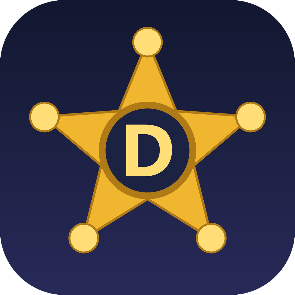 Deputy sheriff badge logo