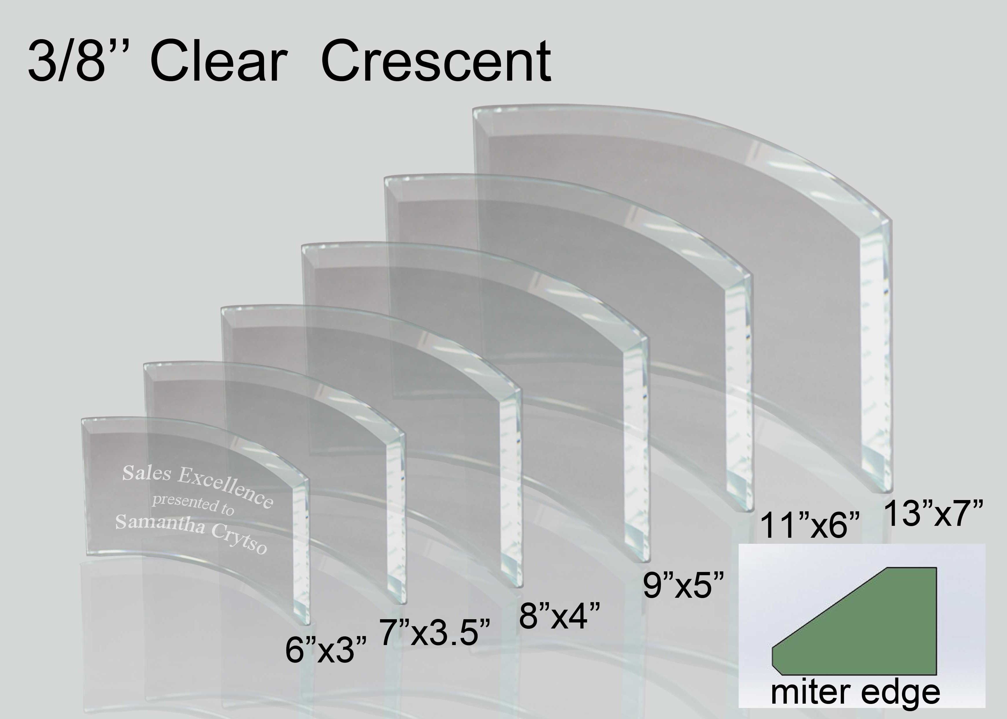 10mm Clear Sizes