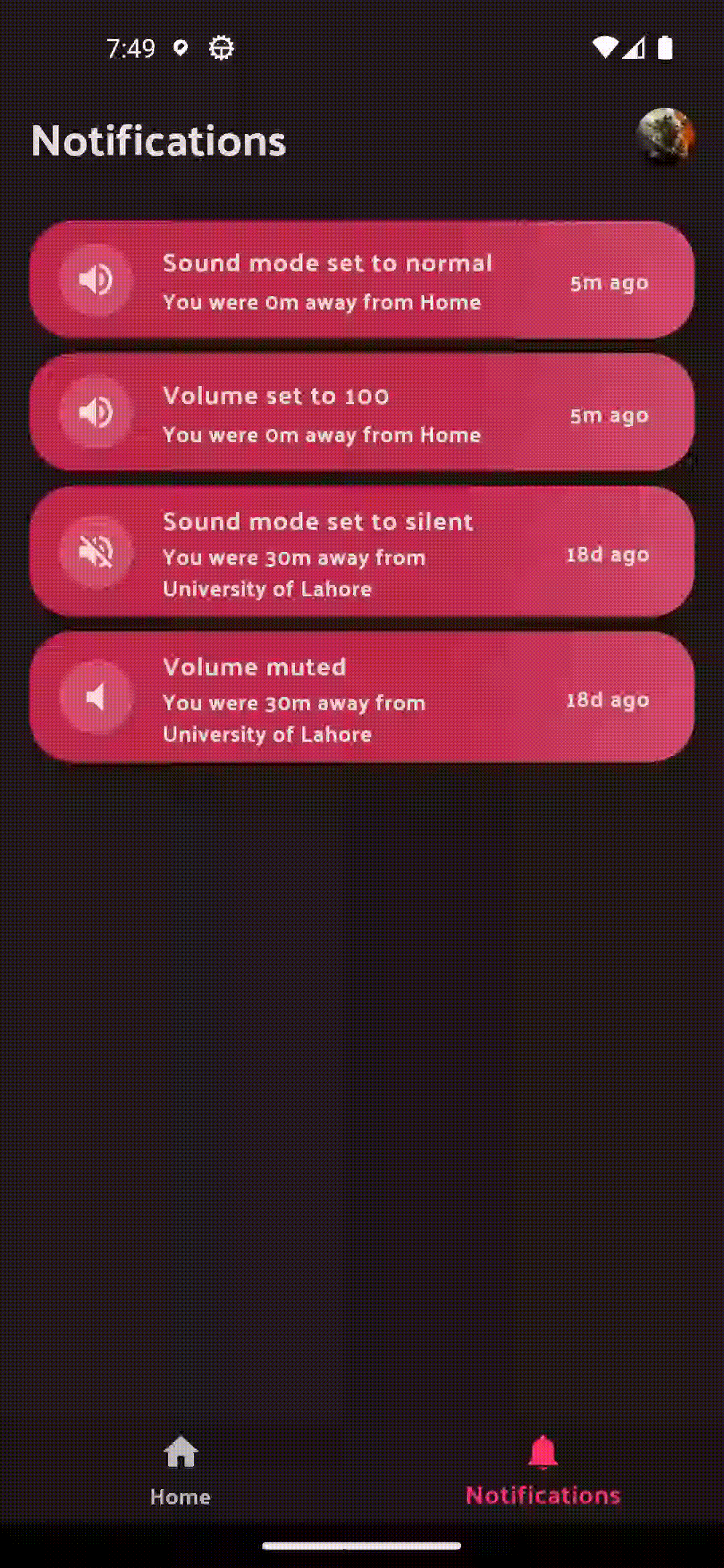 Notifications