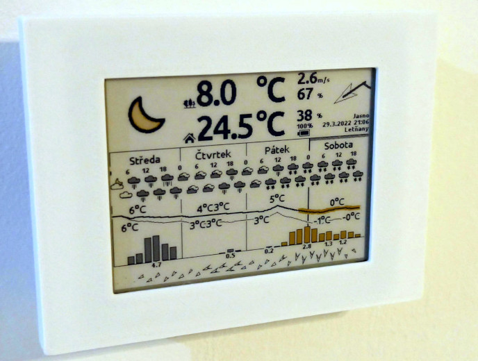 EPD 4.2 inch meteostation