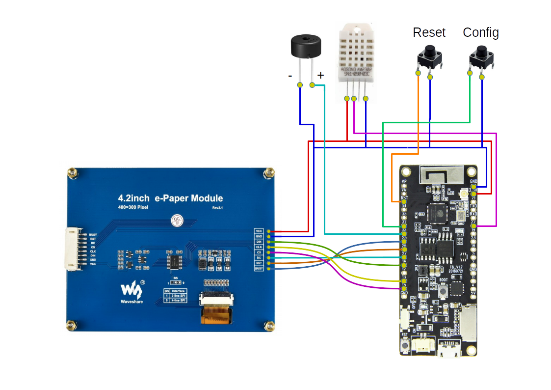 Meteostation wiring