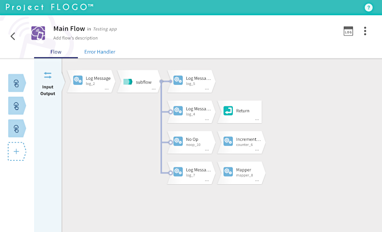 Flogo Web UI Screenshot