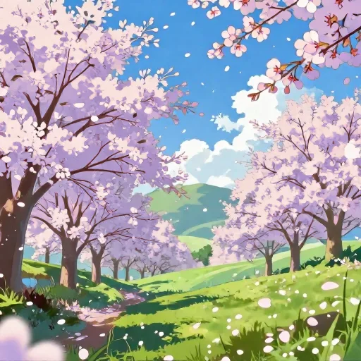 Purple-shifted landscape input