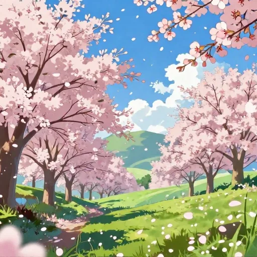 Pink landscape reference