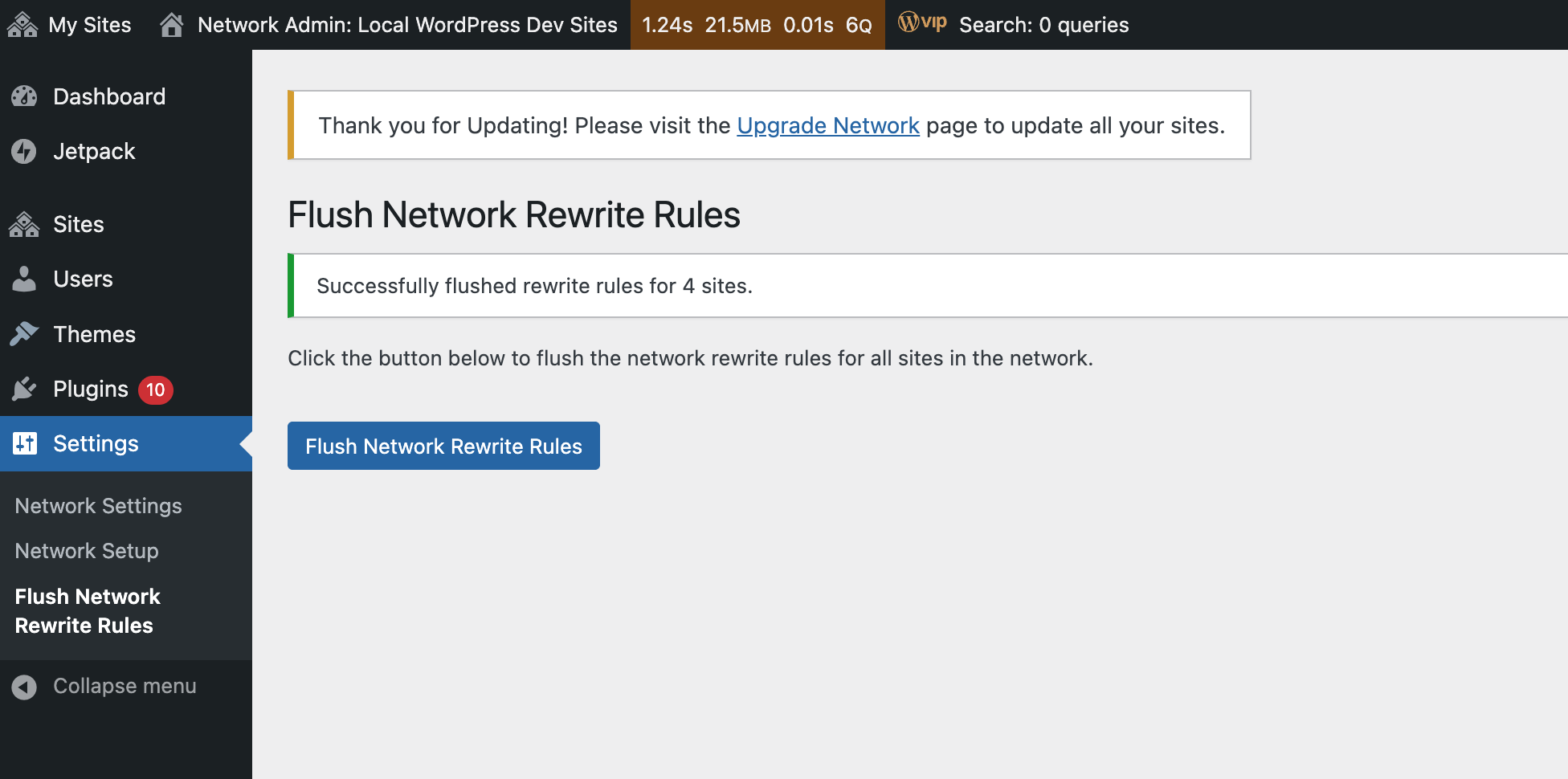 Screenshot of plugin