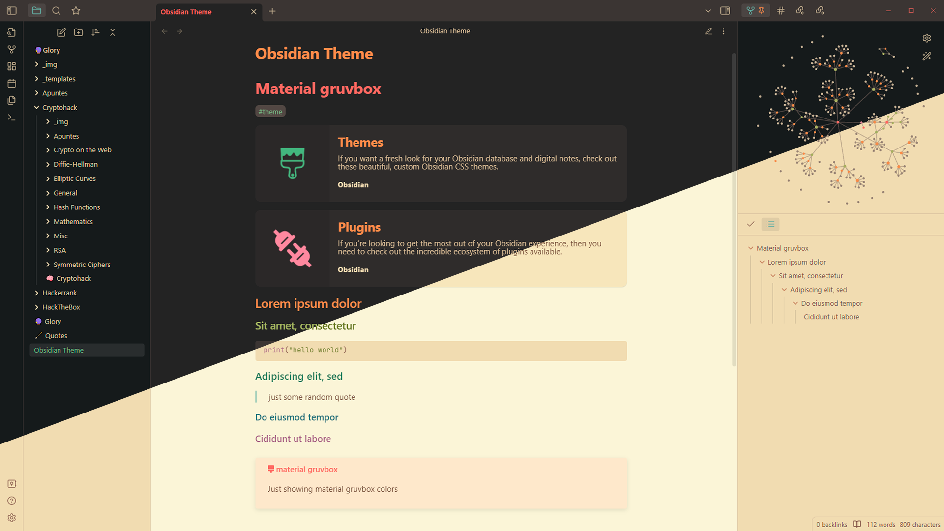 Theme preview