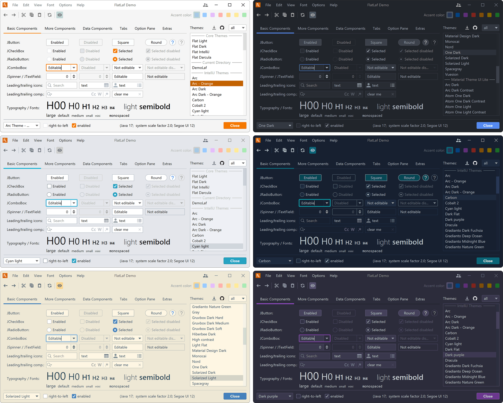 IntelliJ Platform Themes