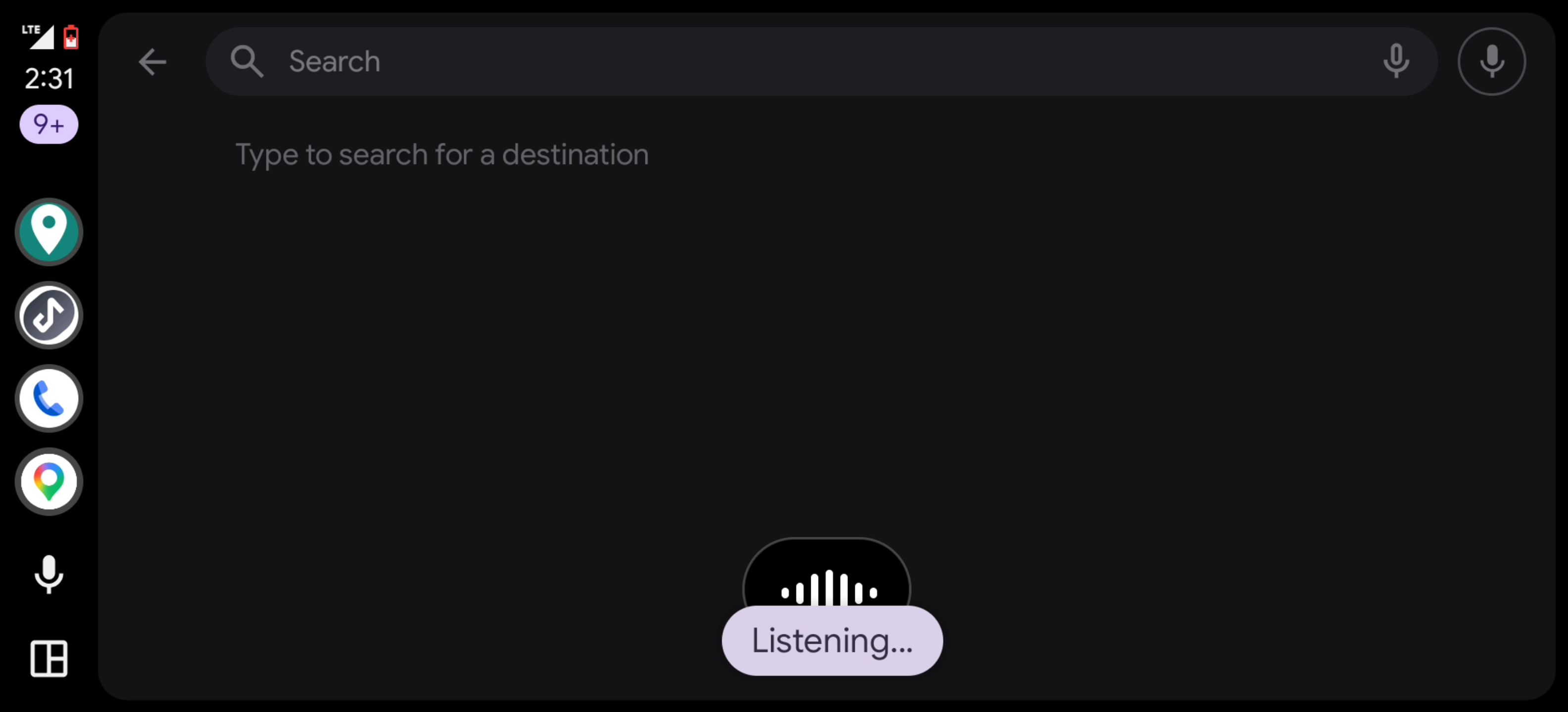 listening