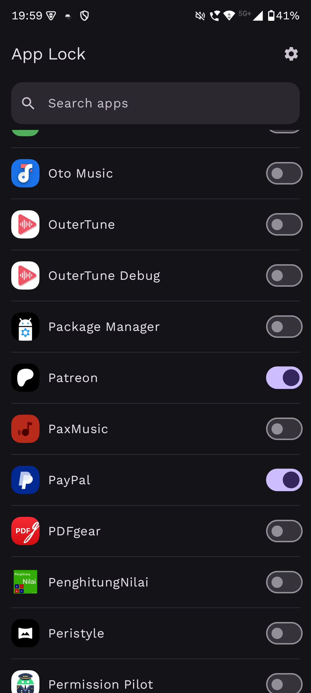 Screenshot 1 of AppLock — opens full size