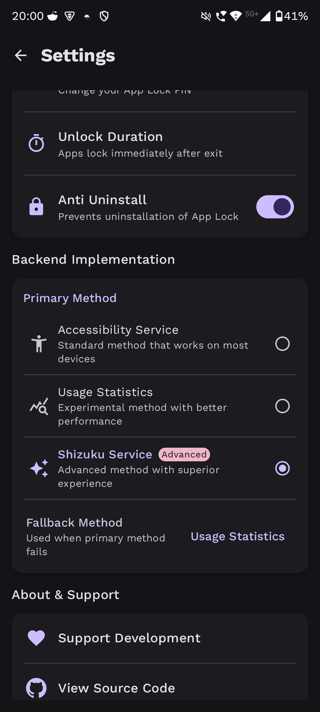 Screenshot 4 of AppLock — opens full size