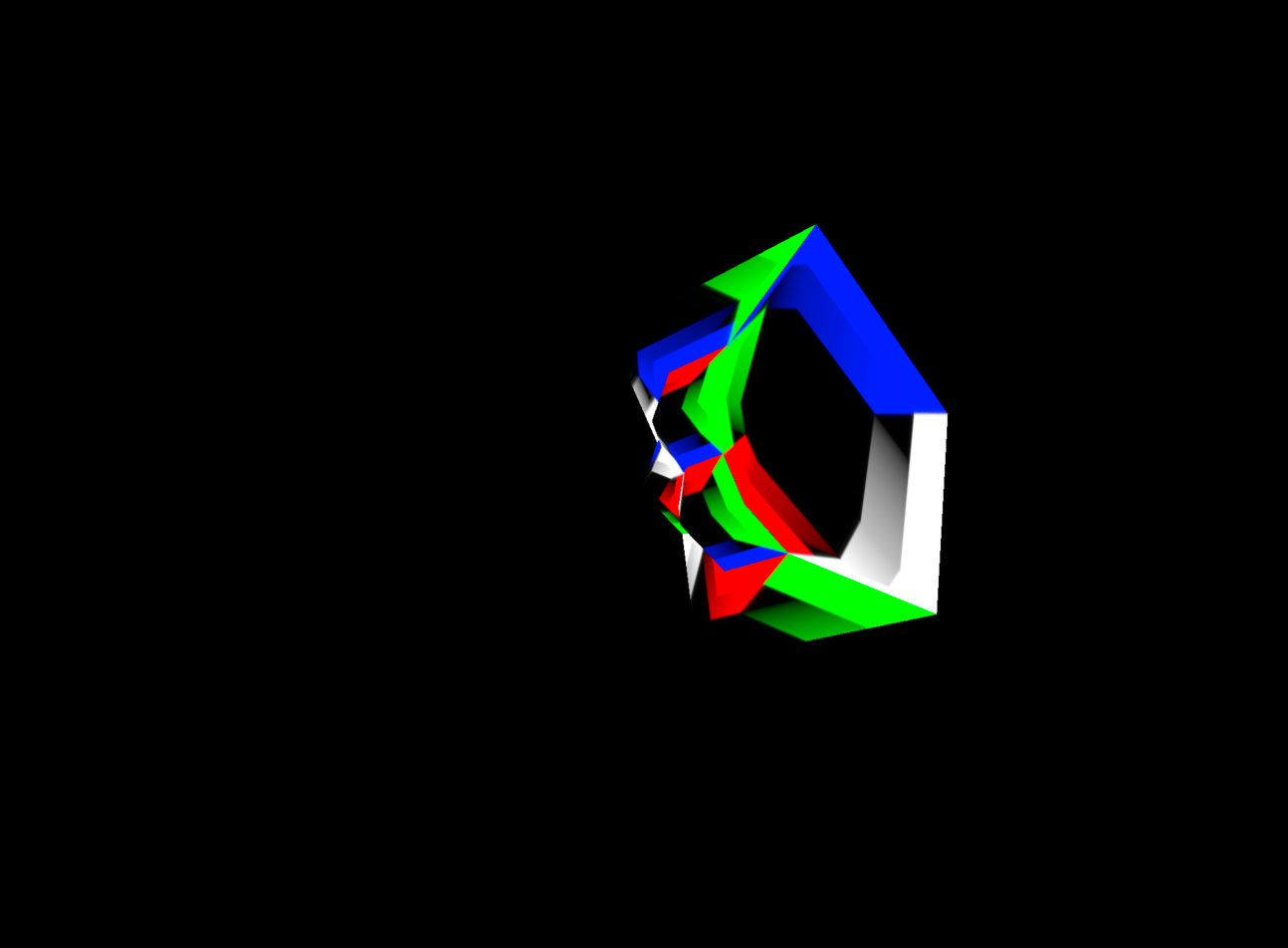 Here's an inverted cube