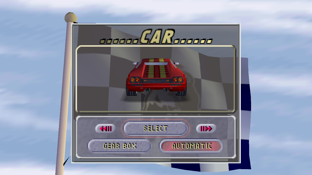 Original car selection