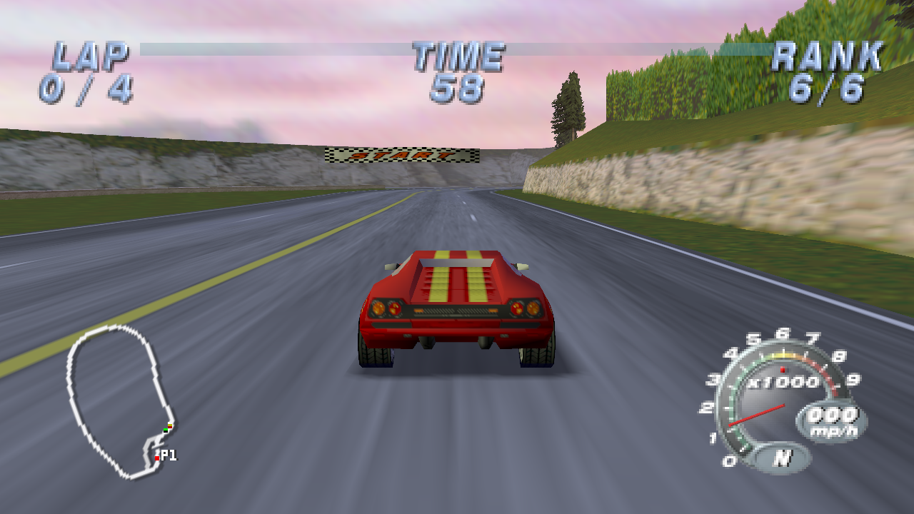 Original race HUD