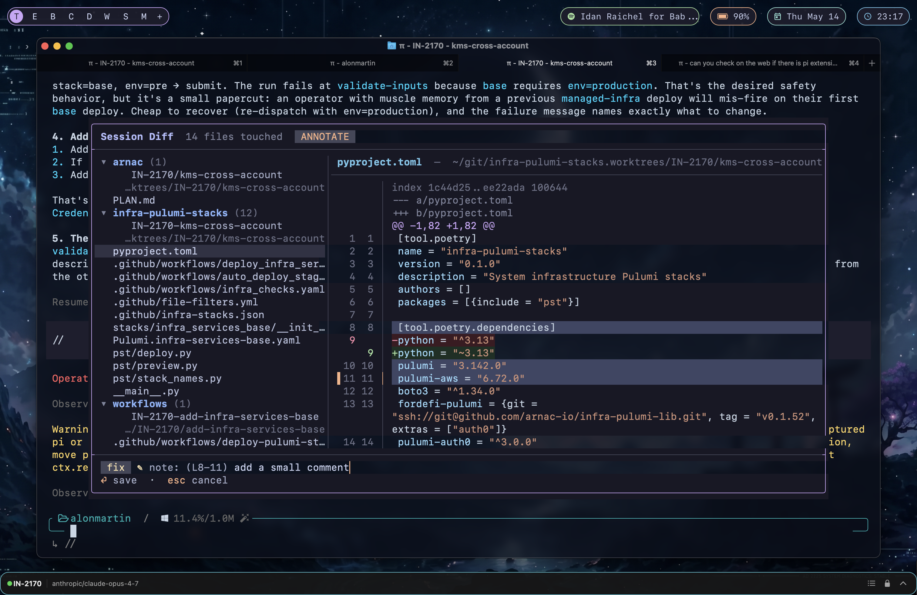 annotate as fix