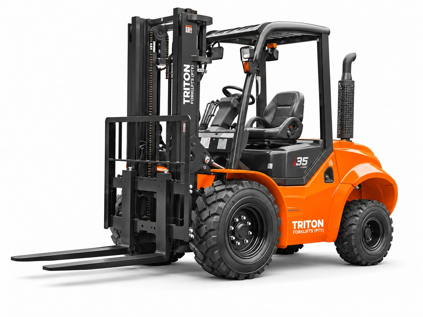 Triton 2WD High Performance Rough Terrain Forklift Truck 2.5~3.5t