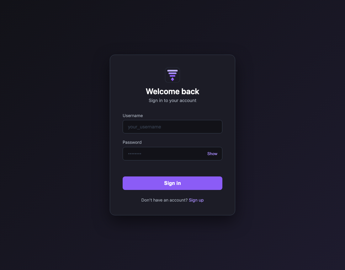 DeepCellar login