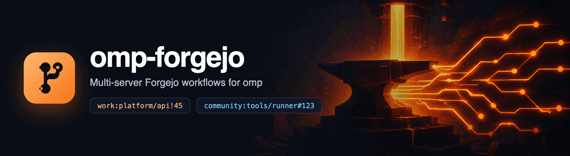 omp-forgejo — Multi-server Forgejo workflows for the omp coding agent