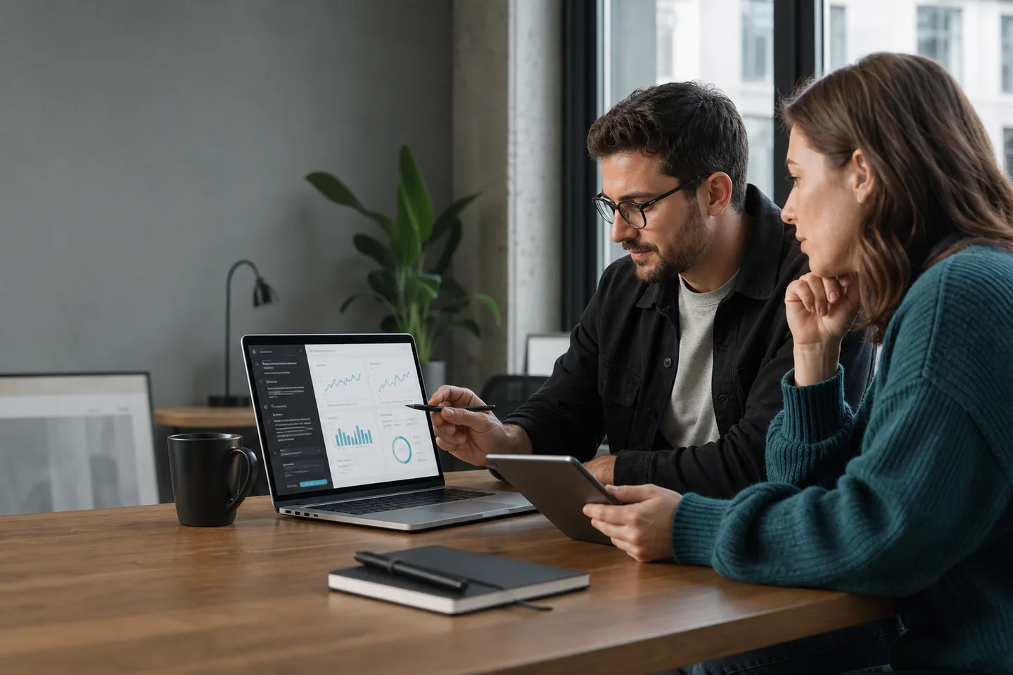Agency operators reviewing an SEO workflow