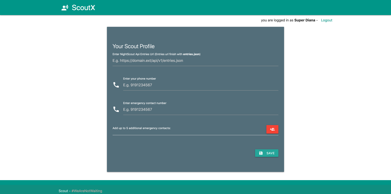 Scout Dashboard