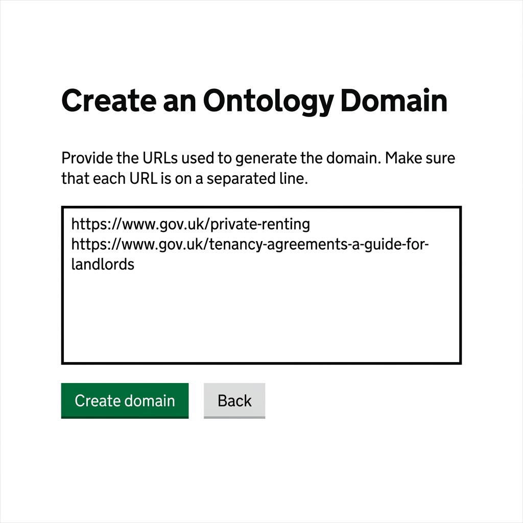 URL Entry Screen