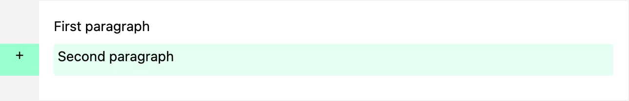 Adding a new element