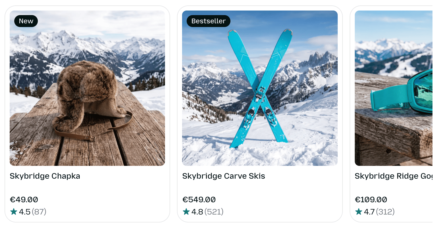 Ecommerce Carousel