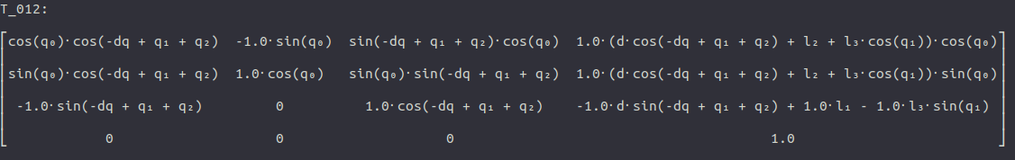 Symbolic calculation