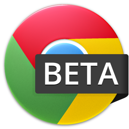 Chrome Beta v25-36 for Android browser logo