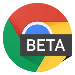 Chrome Beta 37-58 browser logo