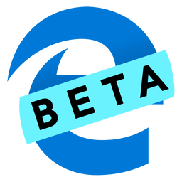 Microsoft Edge Beta 12-18 browser logo