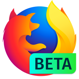 Firefox Beta 57-70 browser logo