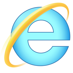 Internet Explorer 9, 10 and 11 browser logo