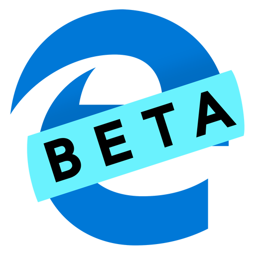 Edge Beta v12-18 browser logo