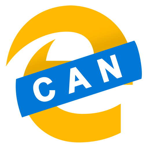Edge Canary v12-18 browser logo