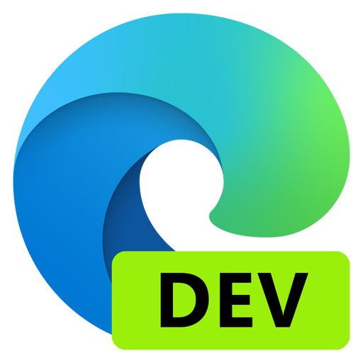 Microsoft Edge Dev browser logo