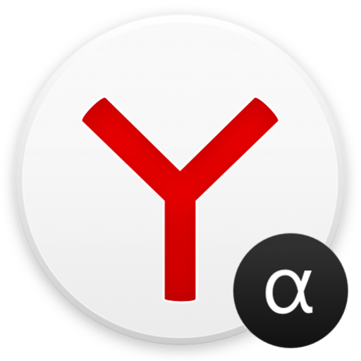 Yandex Alpha browser logo