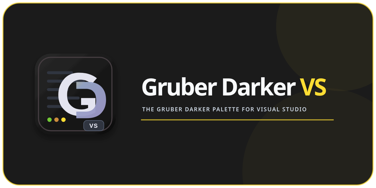 Gruber Darker VS social card