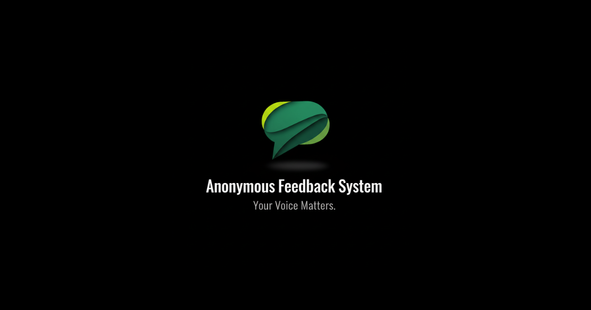 Anonymous Feedback System Logo
