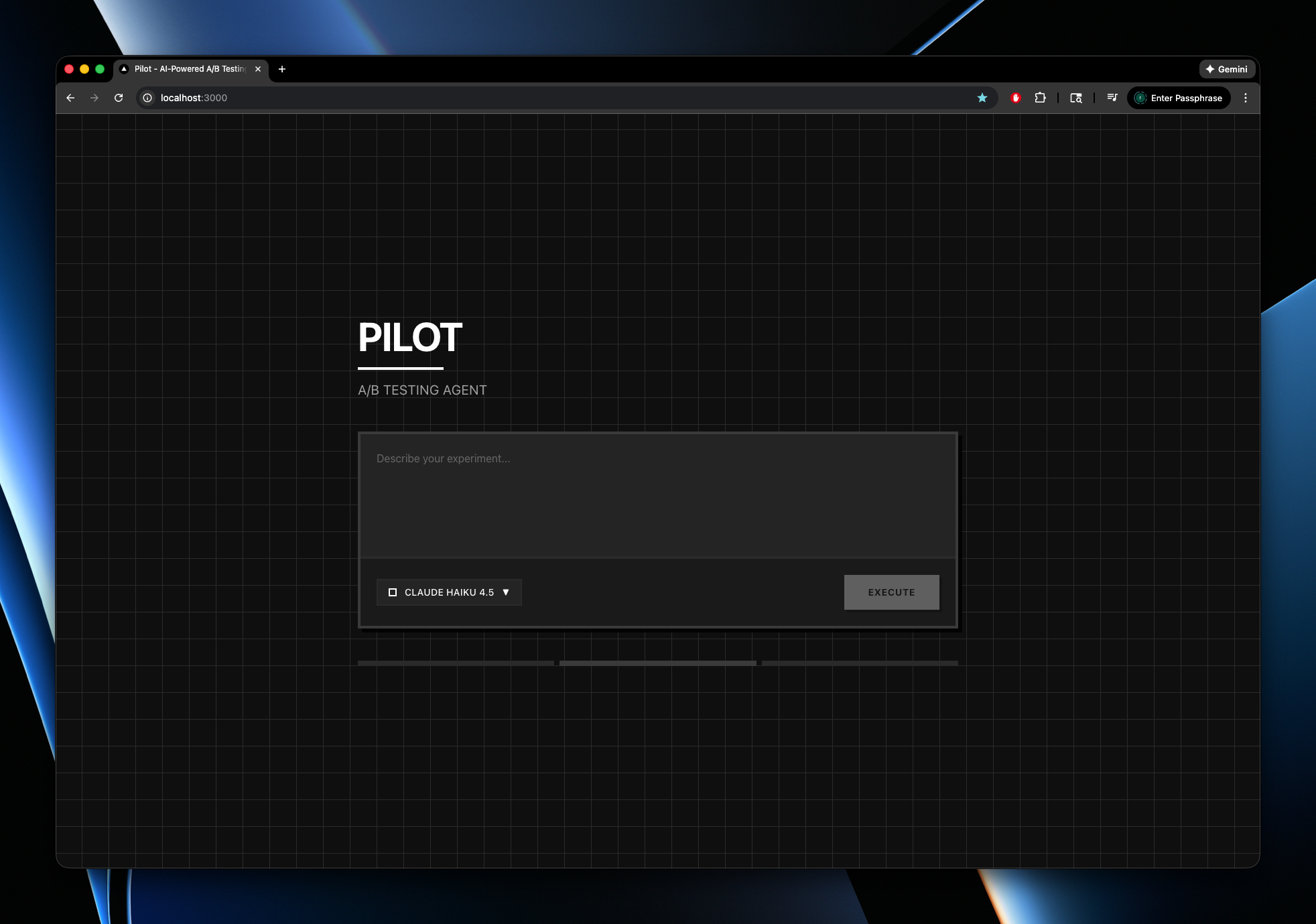 Pilot Home Page