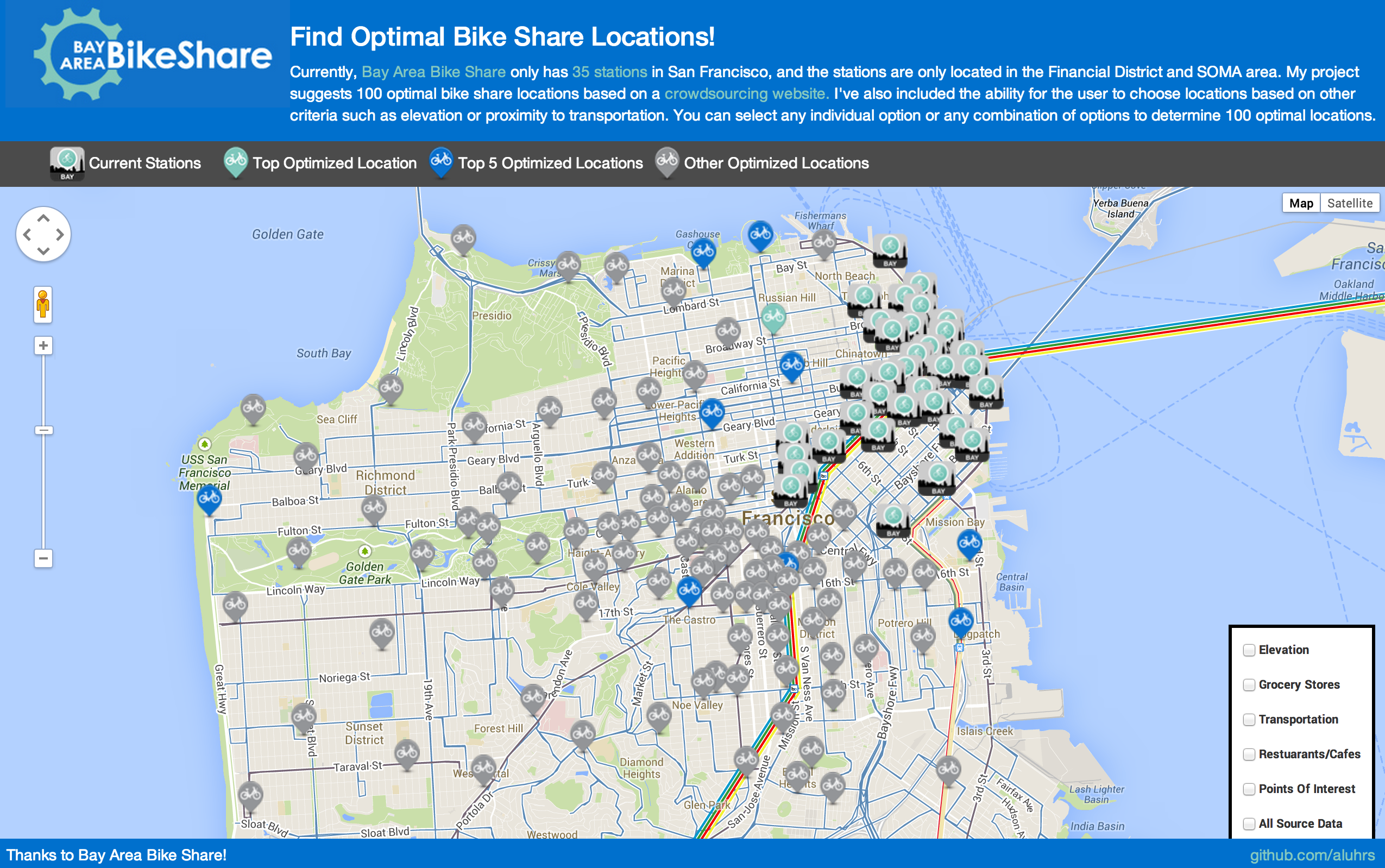 GitHub aluhrs/Optimal_Bike_Share_Locations Finding Optimal Bay Area