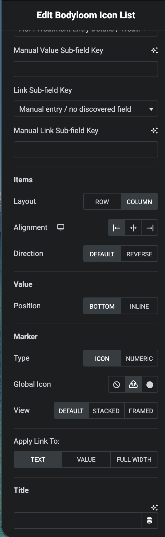 Additional Content Controls