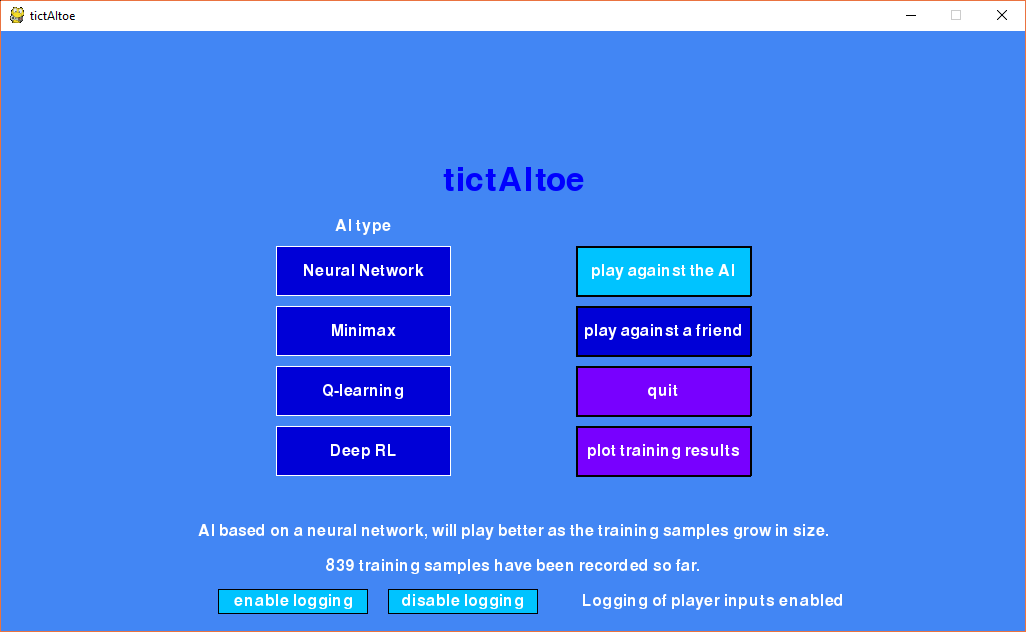 GitHub - asradev/tictAItoe: tic-tac-toe made with pygame that lets you ...