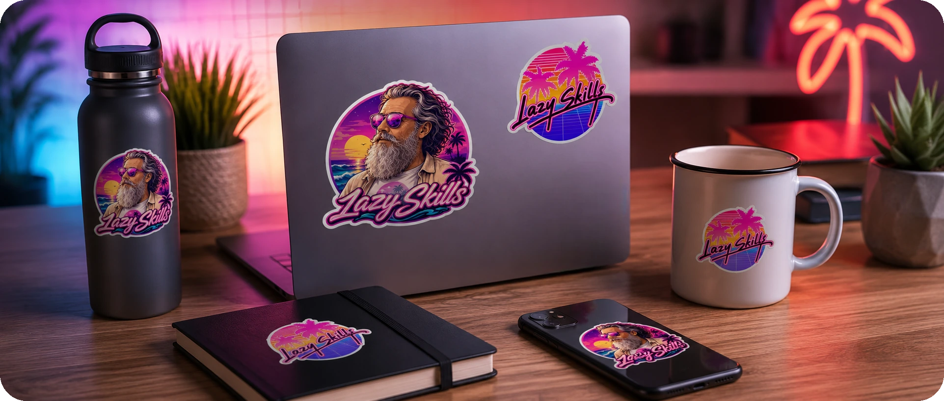 Lazy Skills stickers