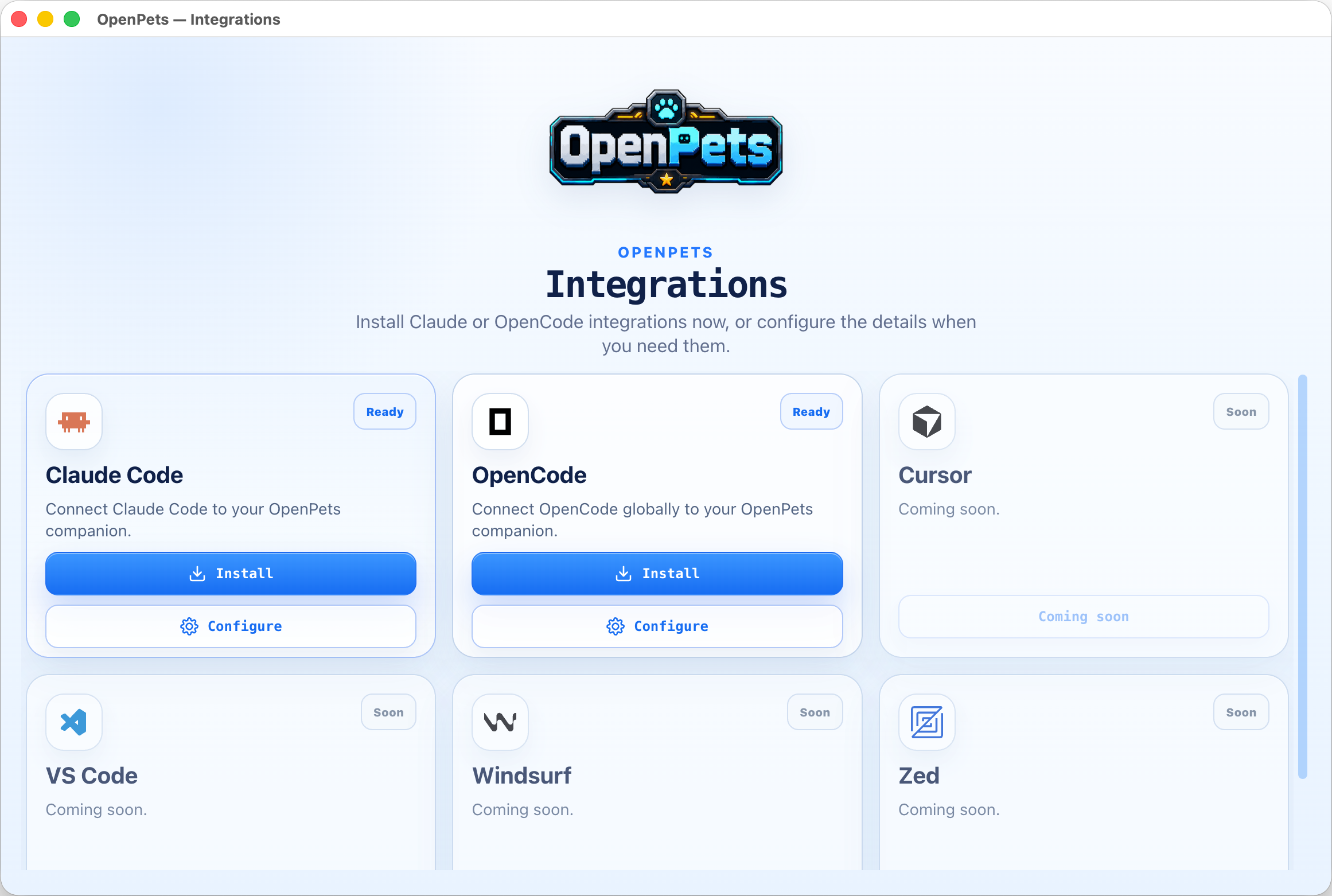 openpets 配套应用截图 3