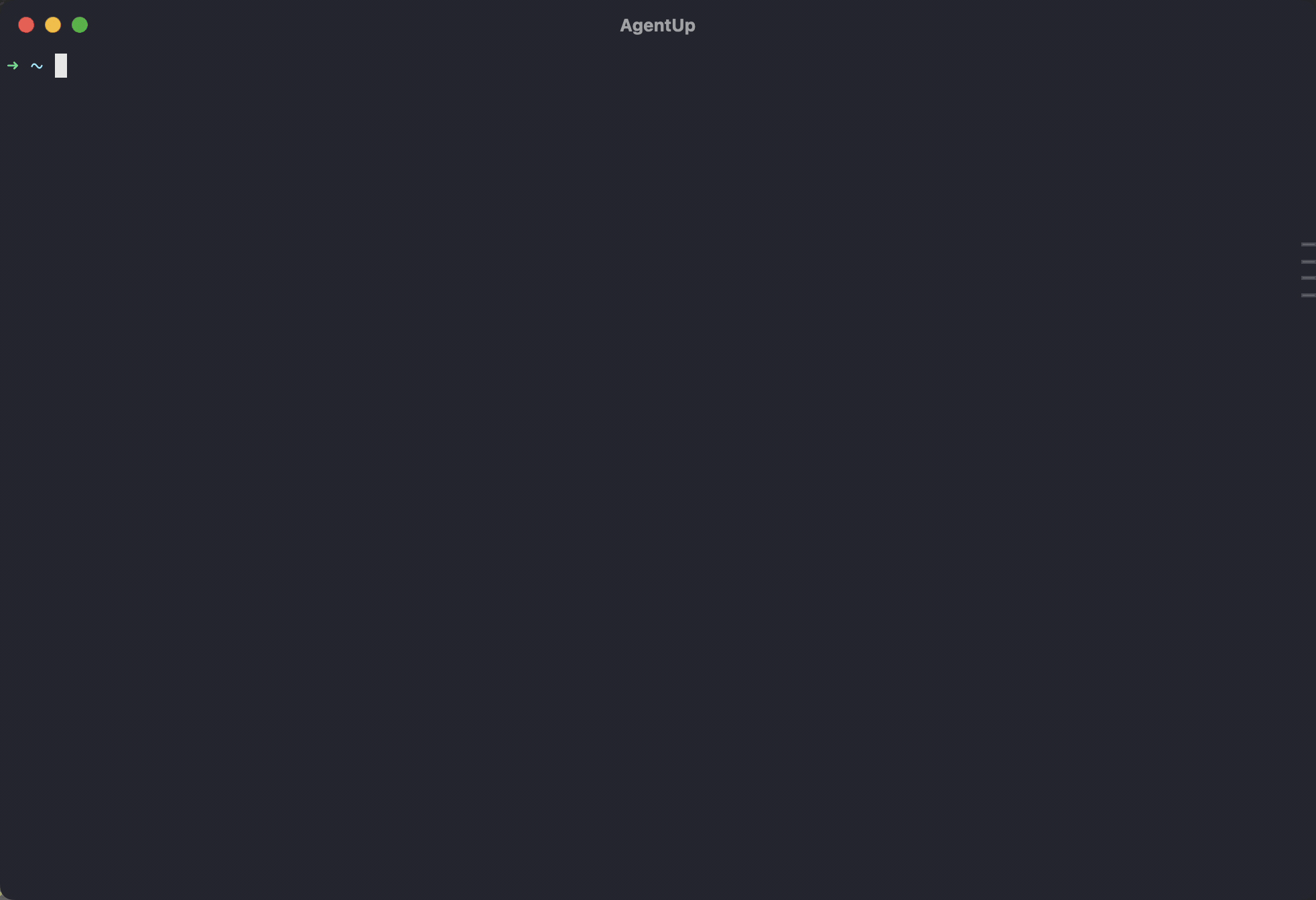AgentUp screenshot