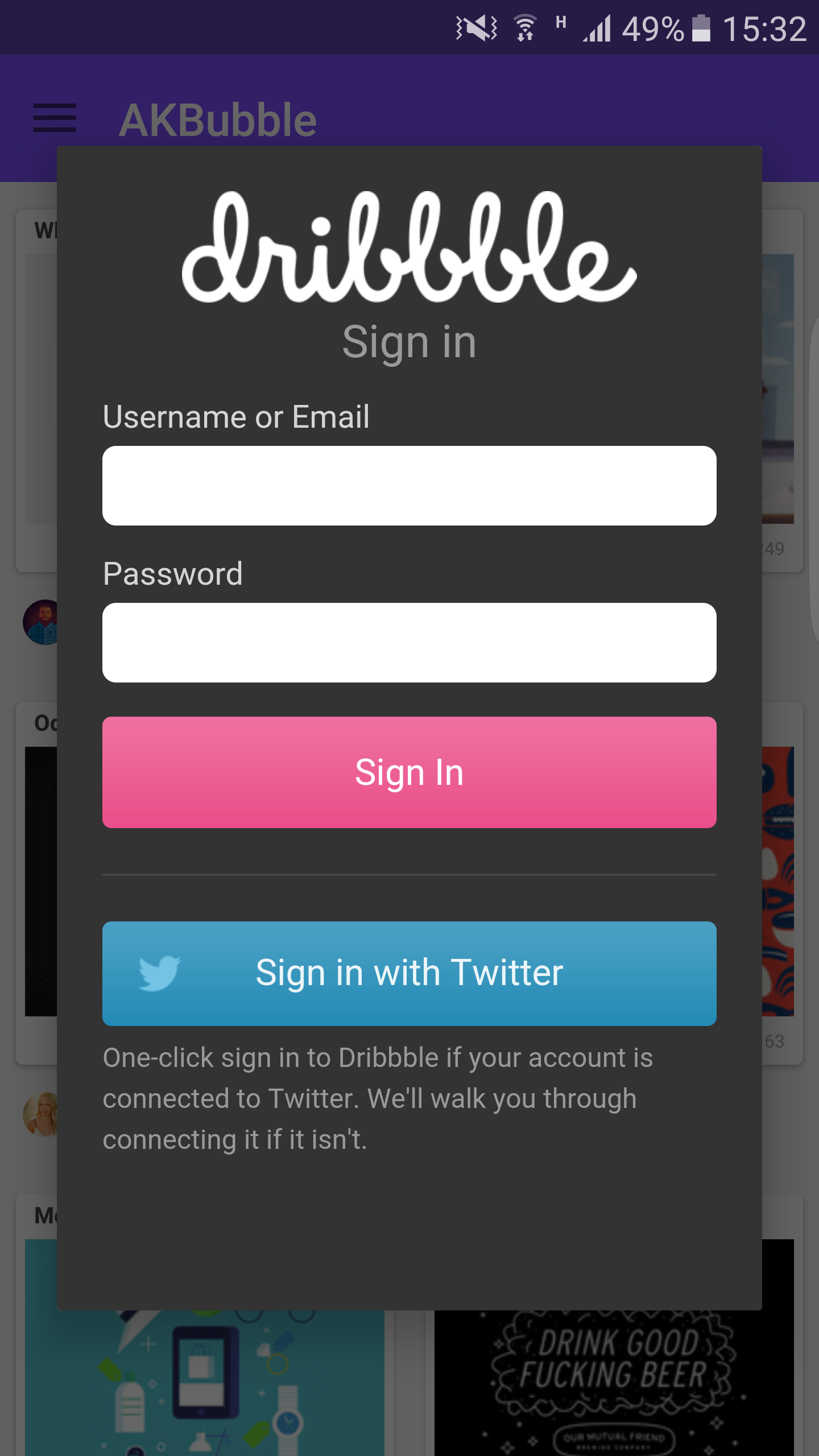 GitHub - alwayskim/PinterestDemo: A simple dribbble client, still in ...