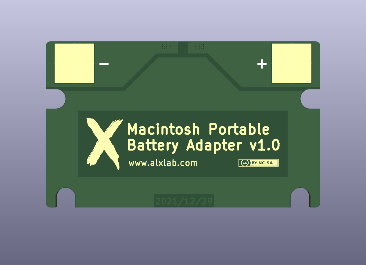 Macintosh Portable Battery Adapter, from the project README